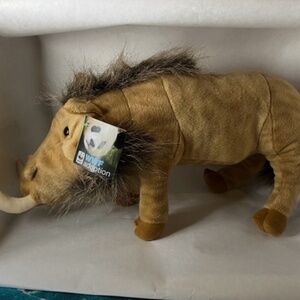 Vintage 13" WWF Rare WARTHOG Plush NEW with Tags FIESTA